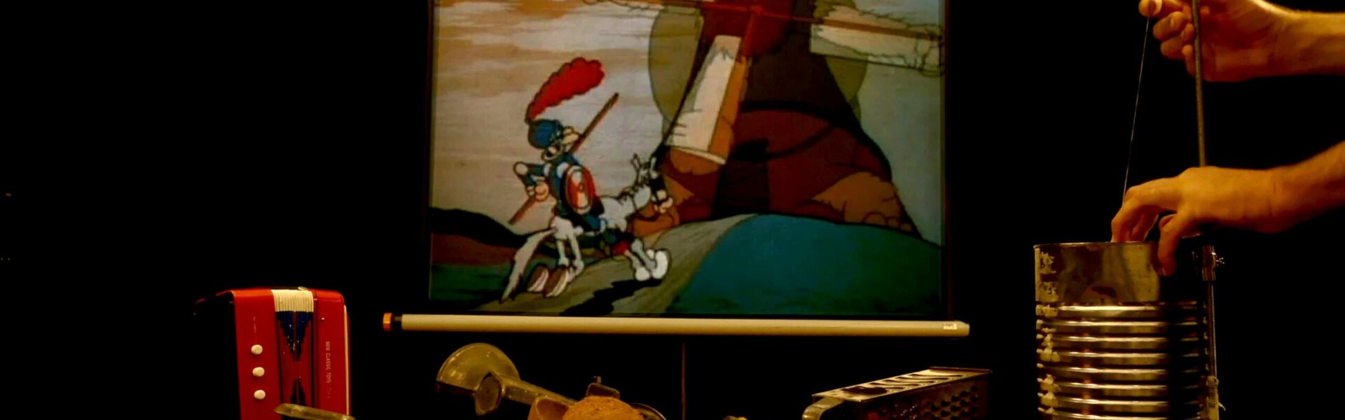 Le bruitage d'une séquence est enn cours